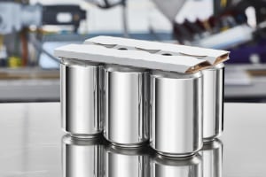 New KHS machine processes cardboard can toppers