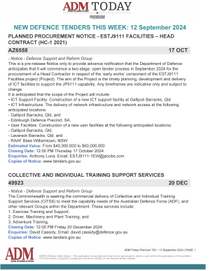 ADM Premium Tenders 792
