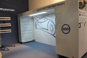 Paint Trotter, a niftily designed mobile spray booth