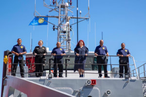 Palau receives Guardian class patrol boat