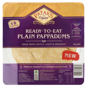 Patak's extends range with naans and pappadums