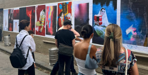 The paste-up: An accessible way to put on an exhibition