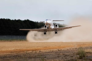 PC-24 Makes First Landing on an Unpaved Runway  
