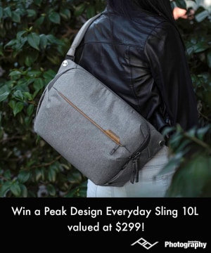Giveaway: Win a Peak Design Everyday sling 10L valued at $299