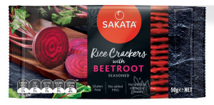 Rice cracker range uses real veggies