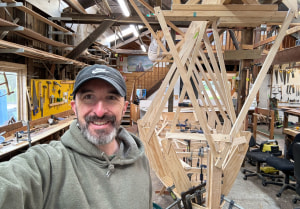 A new voyage: Peter Ryan's year of wooden boat building