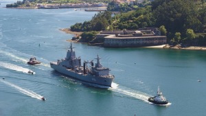 RAN's first new oiler sets sail for Australia