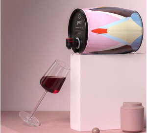 Pord teams with artists on a cask wine intervention
