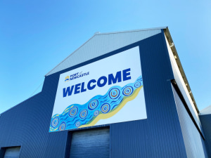 Broadley prints new welcome to port signage