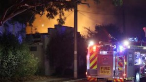 Fire guts Adelaide sign business