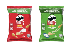 Pringles Minis cuts packaging by 10%