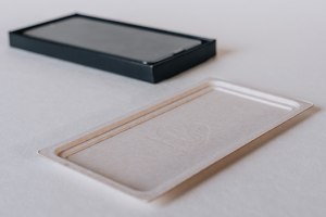 PulPac launches dry moulded fibre phone tray insert