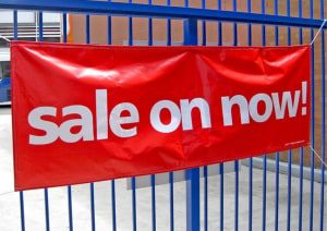 PVC banners under the eco cosh