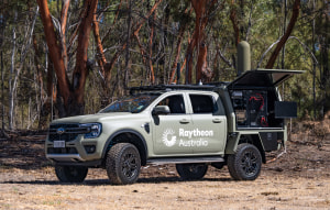 Raytheon unveils EWTE vehicle 