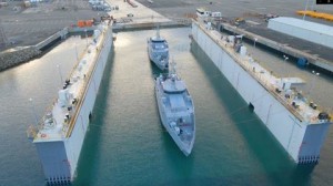 Two patrol boats launched simultaneously 