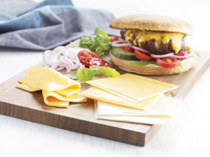 Reducing salt and fat in cheese
