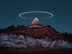 Photographer Reuben Wu creates halos above landscapes using drones