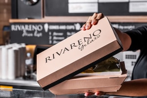 Rivareno replaces styrofoam with cardboard tubs