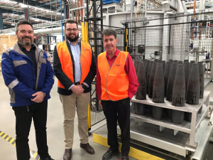 Rheinmetall NIOA Munitions produces first artillery shell in Australia