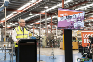 PM Morrison opens new $20m Bickford&rsquo;s bottling line