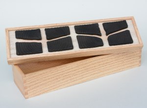 A box project: recycled, bleached and scorched