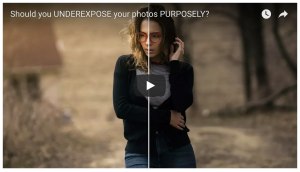 Photo tip of the week: Should you underexpose your images on purpose?