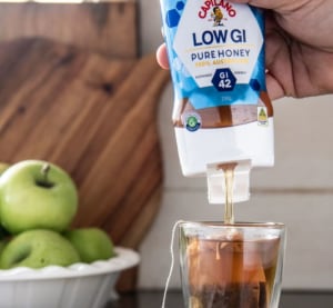 Sweet honey treat for low GI diet consumers