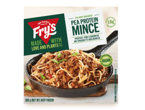 A Fry first: New pea protein mince