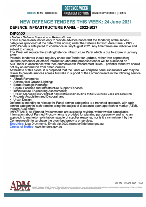 ADM Premium 640 Tenders