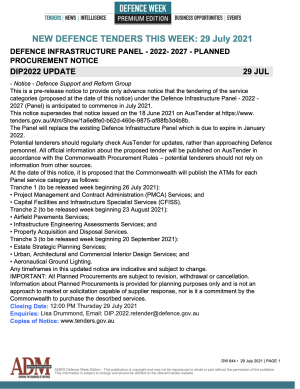 ADM Premium 645 Tenders