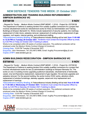 ADM Premium 657 Tenders