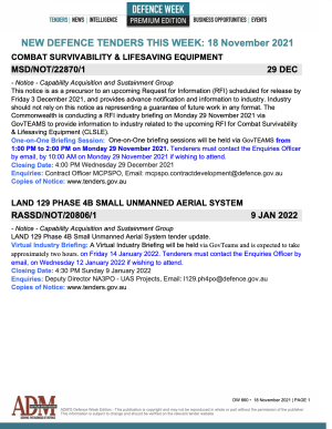 ADM Premium 661 Tenders