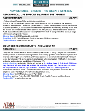 ADM Premium 677 Tenders