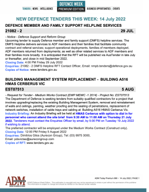ADM Premium 690 Tenders