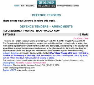 ADM Premium 763 Tenders