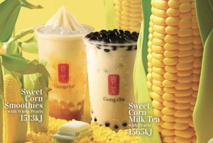 Gong cha launches sweet Sweet Corn range