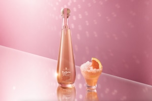 Tequila on the ros&eacute; rocks