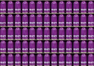 Grape fizzy flavour for health-conscious consumers