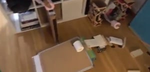 Toilet paper dominos