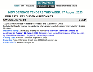ADM Premium 741 Tenders