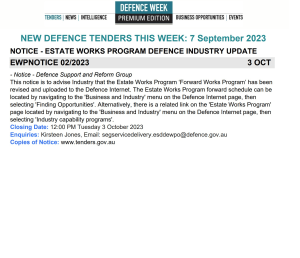 ADM Premium 744 Tenders