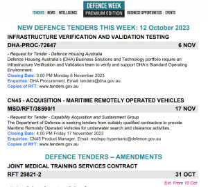 ADM Premium 749 Tenders