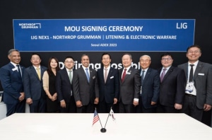 ADEX 23 - Northrop Grumman signs MOU with LIG Nex1, awarded KAI contract