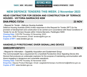 ADM Premium 752 Tenders