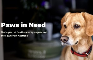 Foodbank: Australians going hungry, prioritising feeding pets