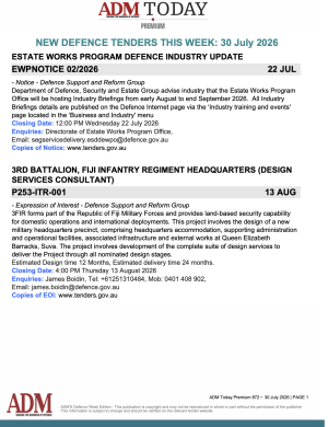 ADM Premium Tenders 30 July 2026
