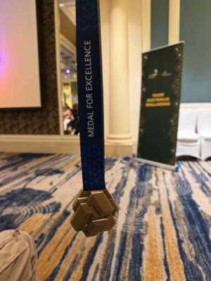 Shedden earns excellence medal in Shanghai