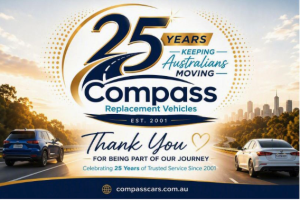 Compass marks 25 years on the road