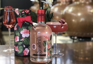 Seadrift Distillery&rsquo;s No-Lo Pink Hibiscus Gin