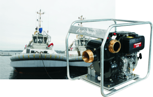 New saltwater pump for salvage and firefighting